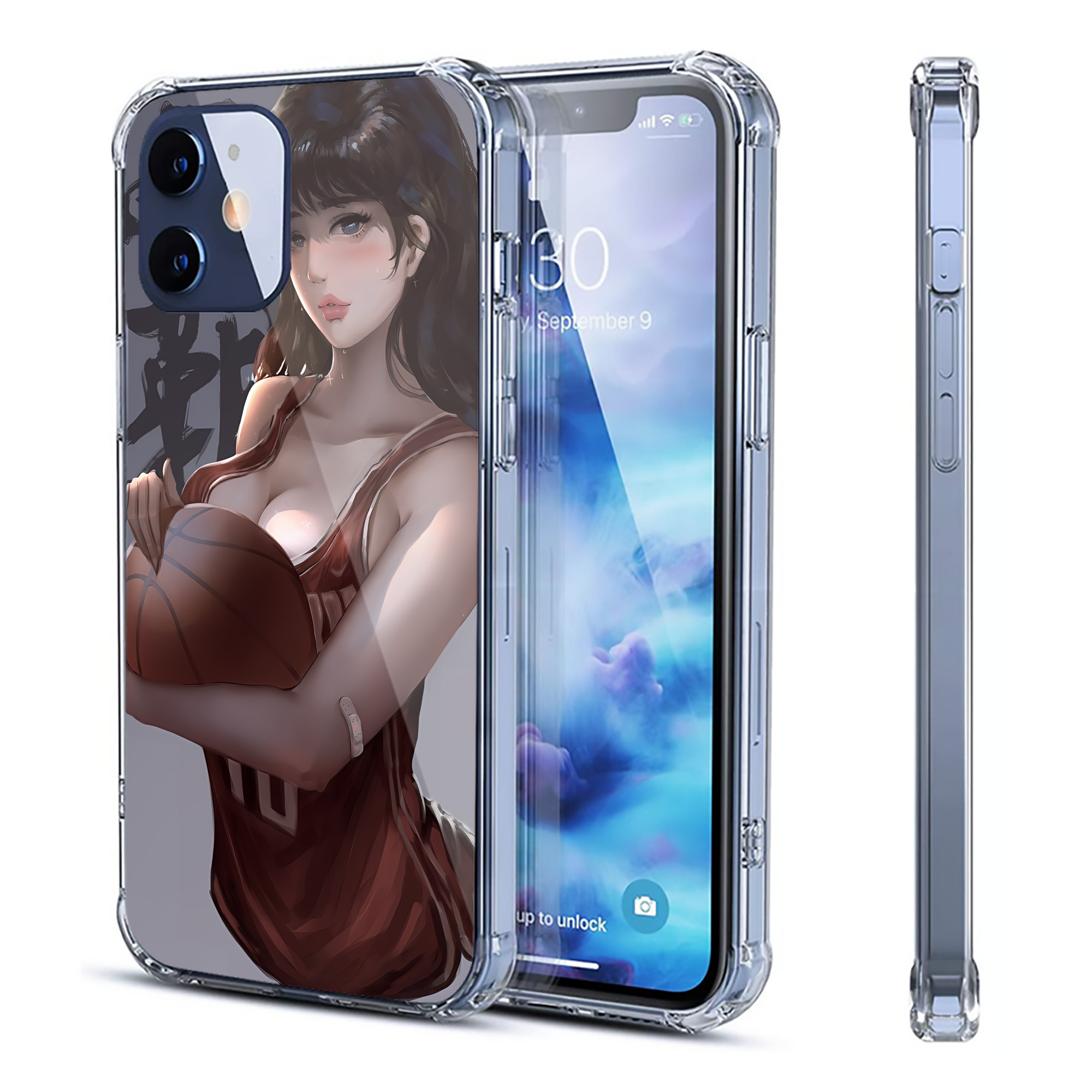 （画像用） SLAM DUNK／スラムダンク 【iPhone 12シリーズ対応】透明スマホケース（クリアソフトケース）